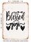 DECORATIVE METAL SIGN - Blessed Gigi - 2 - Vintage Rusty Look